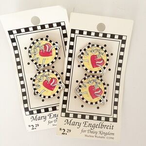 Vintage Mary Engelbreit Buttons